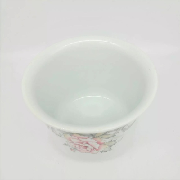 1990 FTD Cache 4” Flower Pot Planter "Made Especially For You" Porcelain Japan - Picture 2 of 7